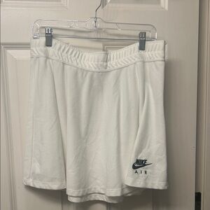 Nike Air High Waisted White Athletic Skirt